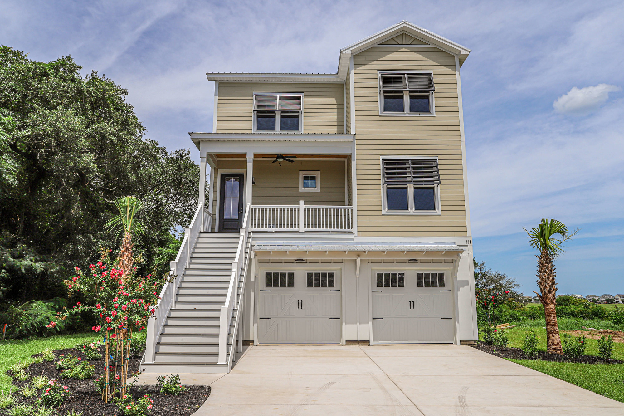 Tan Raised Beach Home in Litchfield Beach near Pawleys Island, SC