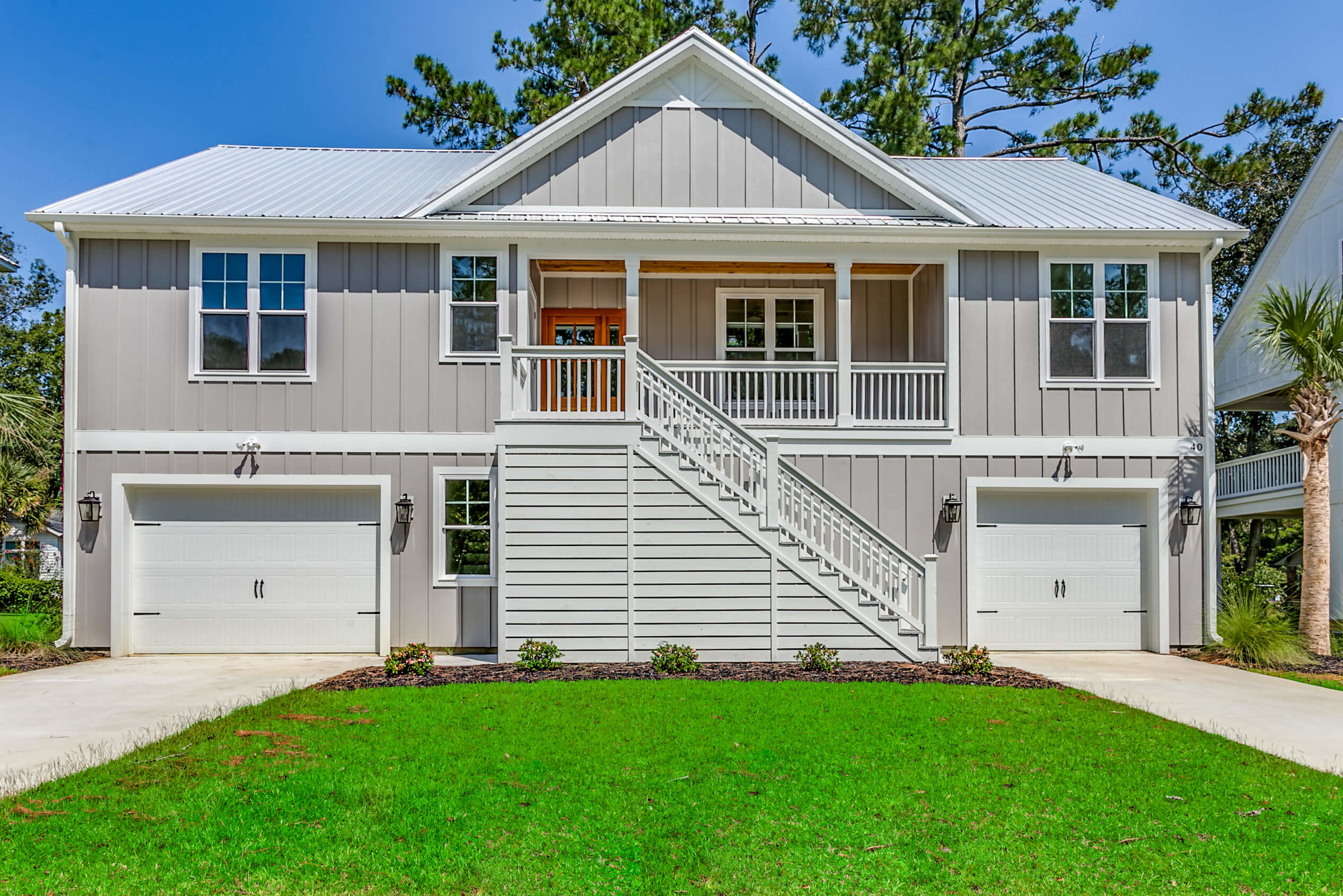 Gray Custom Home in South Carolina