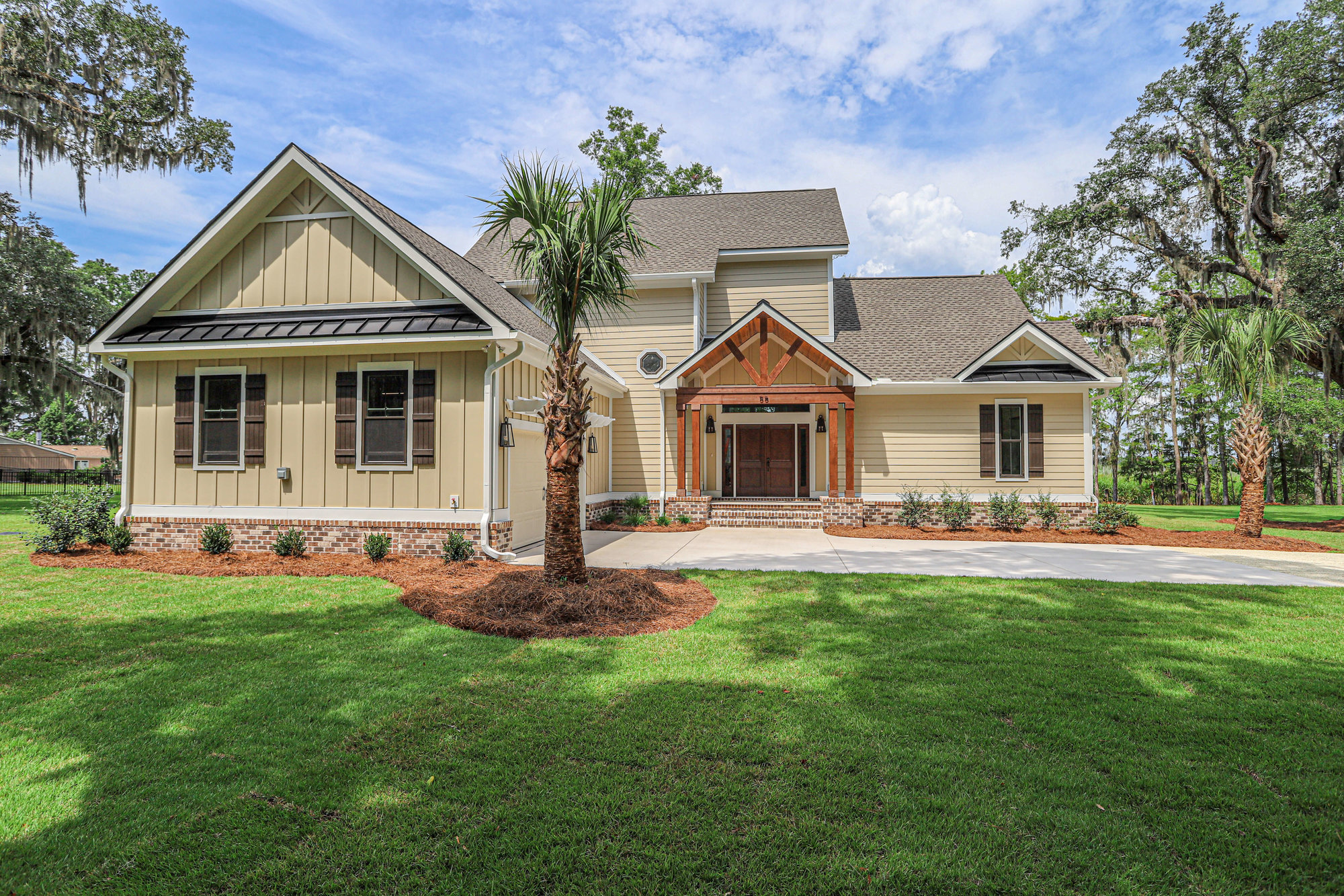 Tan Home in Pawleys Island near Intracoastal Waterway